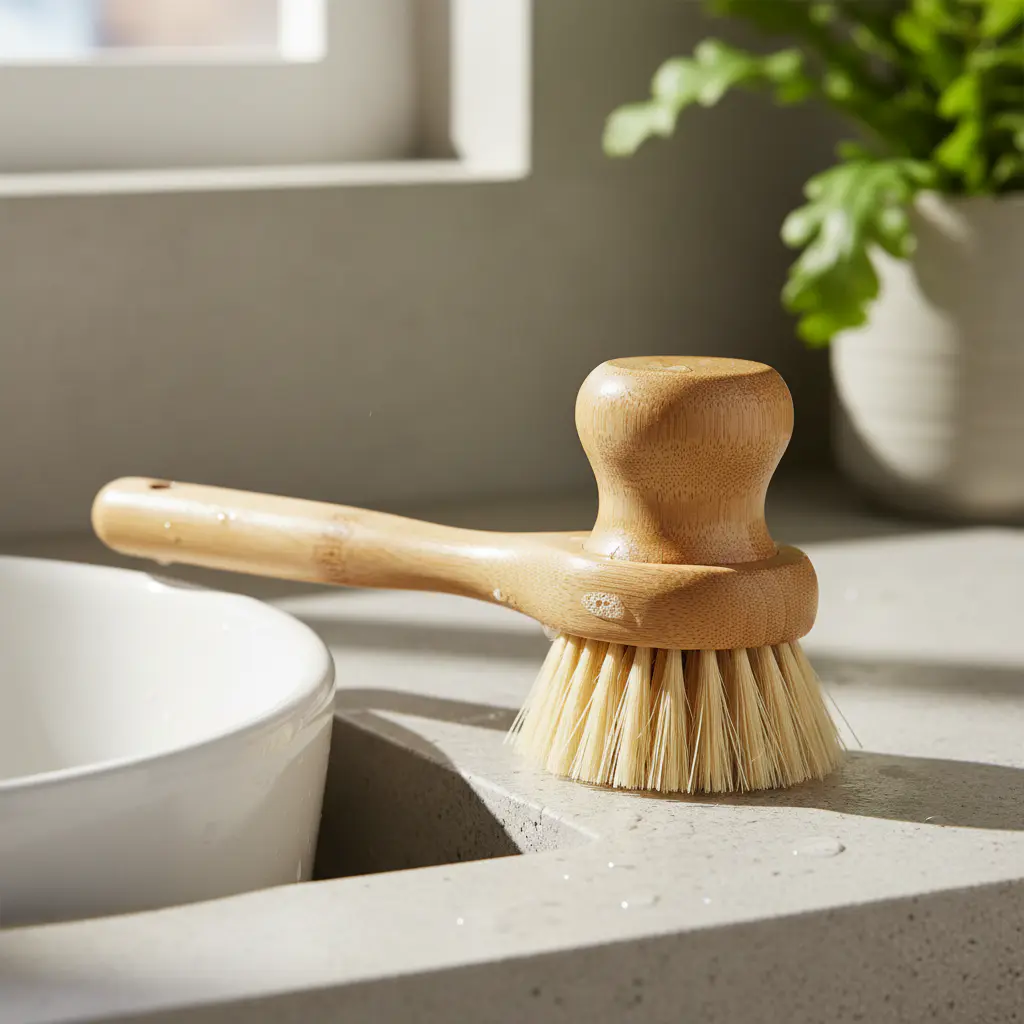 Bamboo cleaning brush