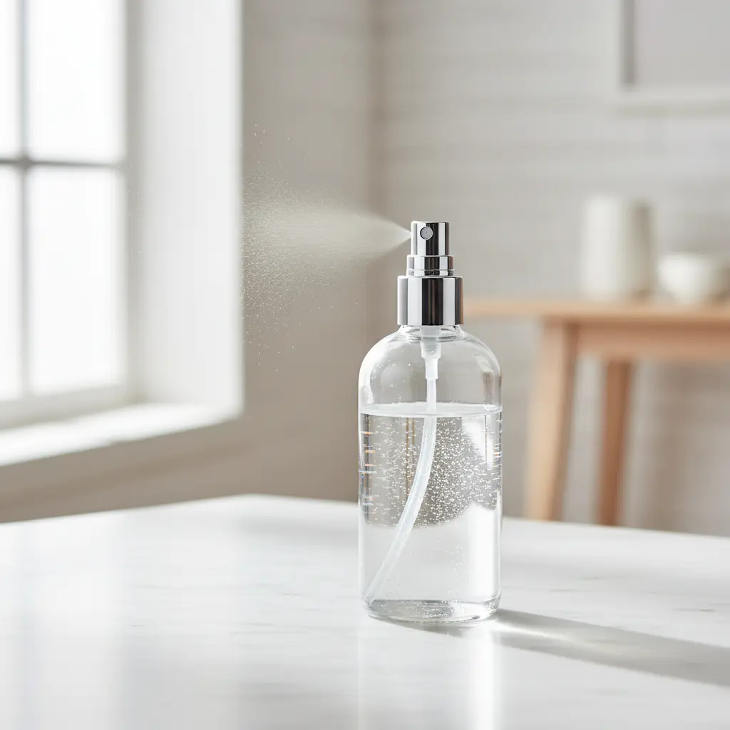 Glass spray bottle